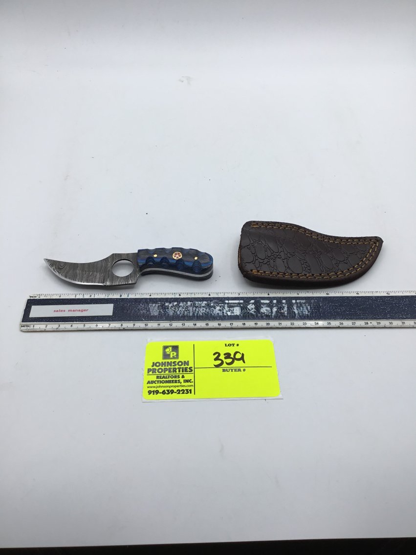 Image for Handmade Damascus Steel Knives and Online Firearms Auction  just in time for Christmas!