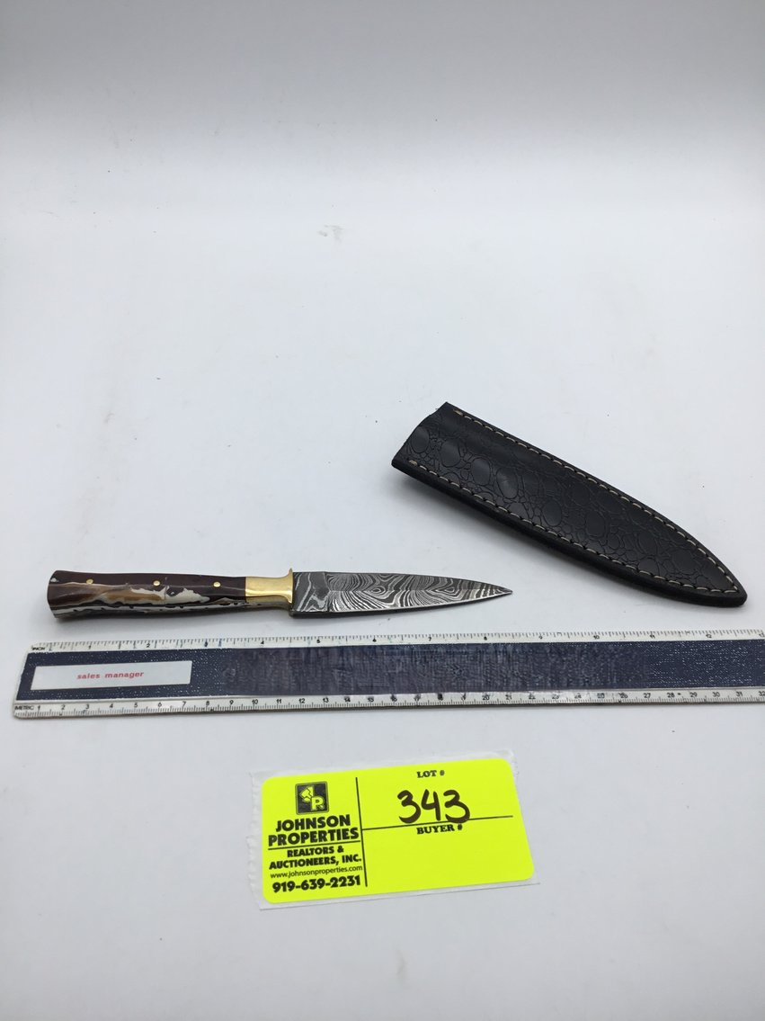 Image for Handmade Damascus Steel Knives and Online Firearms Auction  just in time for Christmas!