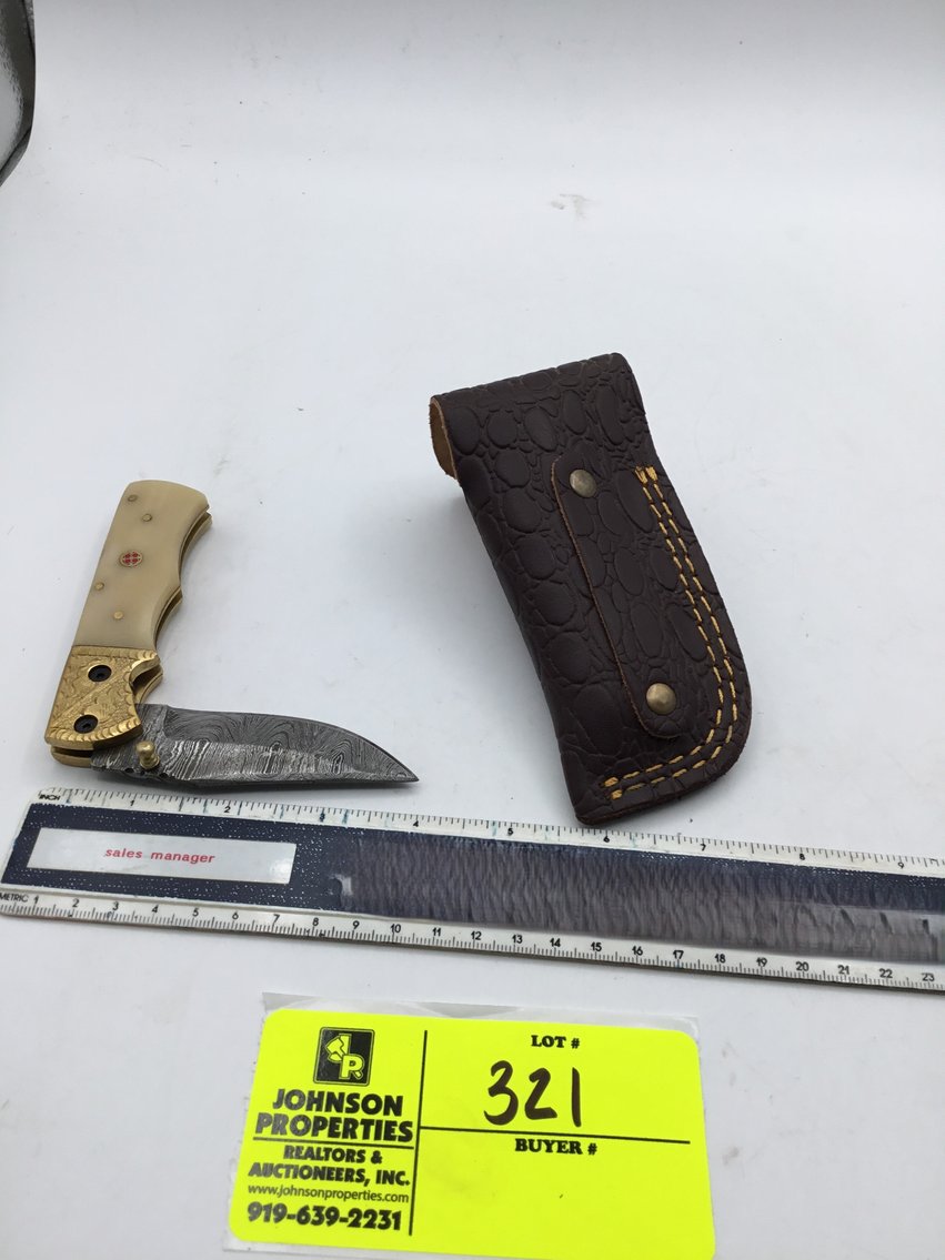 Image for Handmade Damascus Steel Knives and Online Firearms Auction  just in time for Christmas!