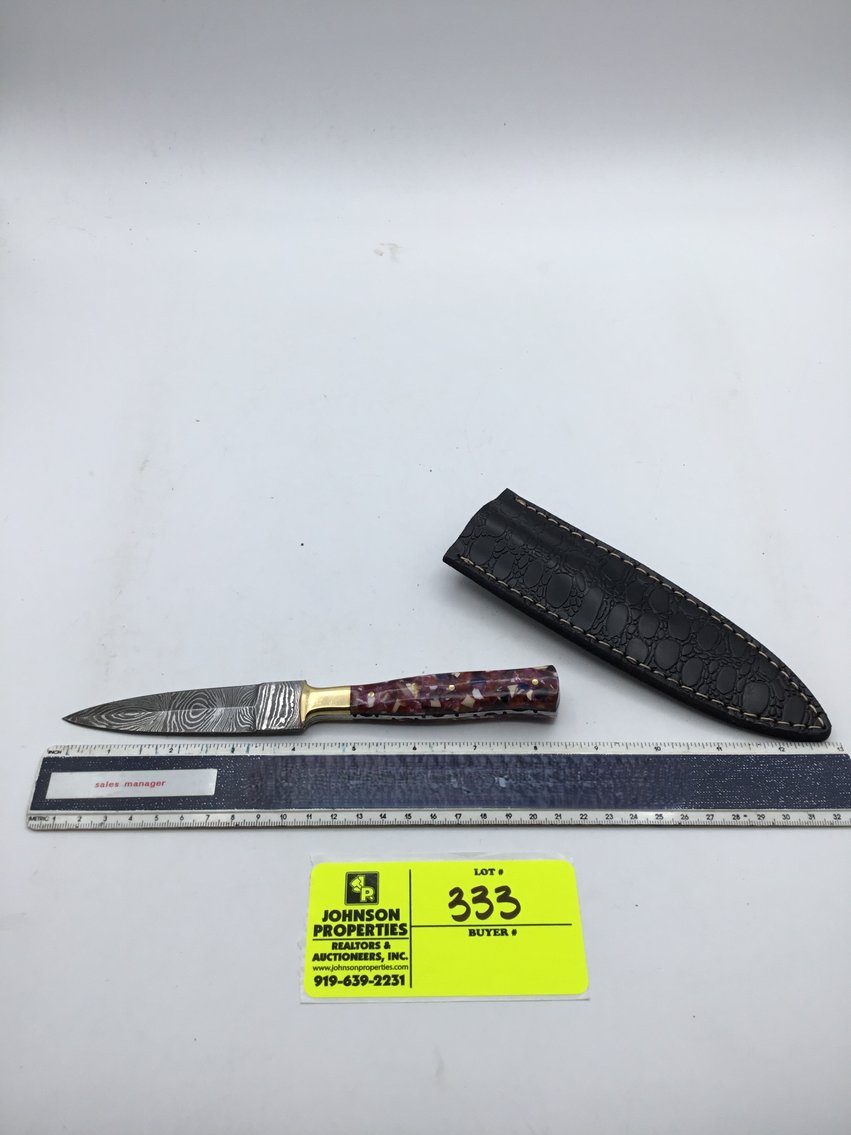 Image for Handmade Damascus Steel Knives and Online Firearms Auction  just in time for Christmas!
