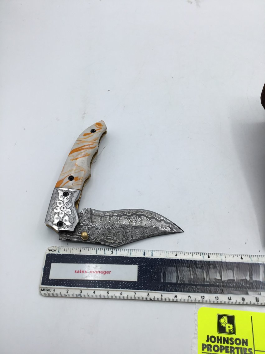 Image for Handmade Damascus Steel Knives and Online Firearms Auction  just in time for Christmas!