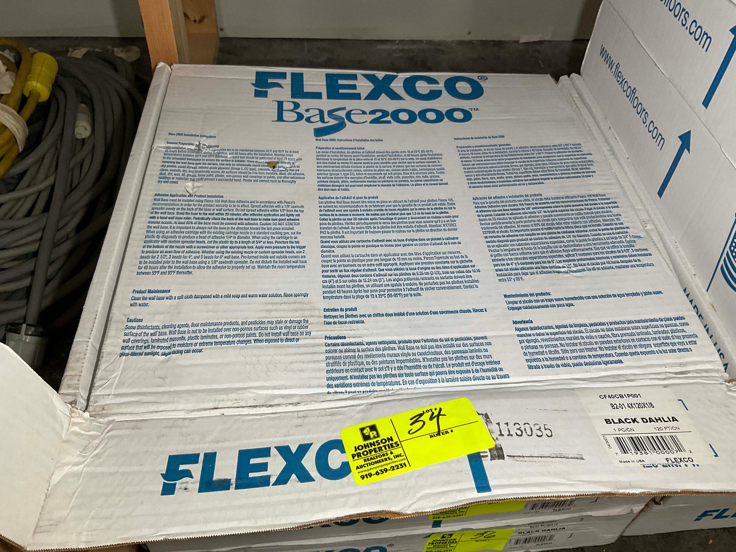 Image for The Complete Liquidation of Martys Flooring in Coats!