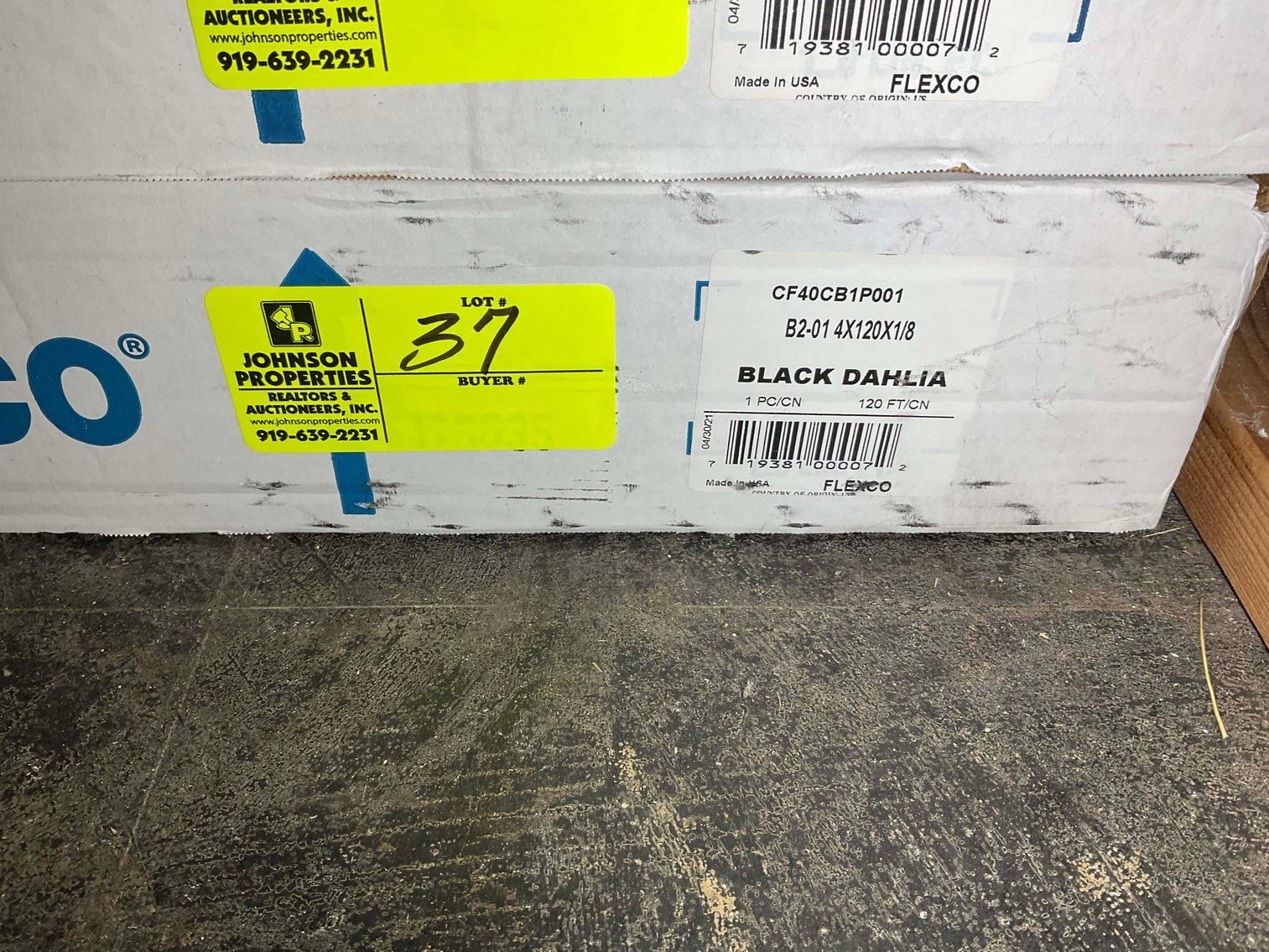 Image for The Complete Liquidation of Martys Flooring in Coats!