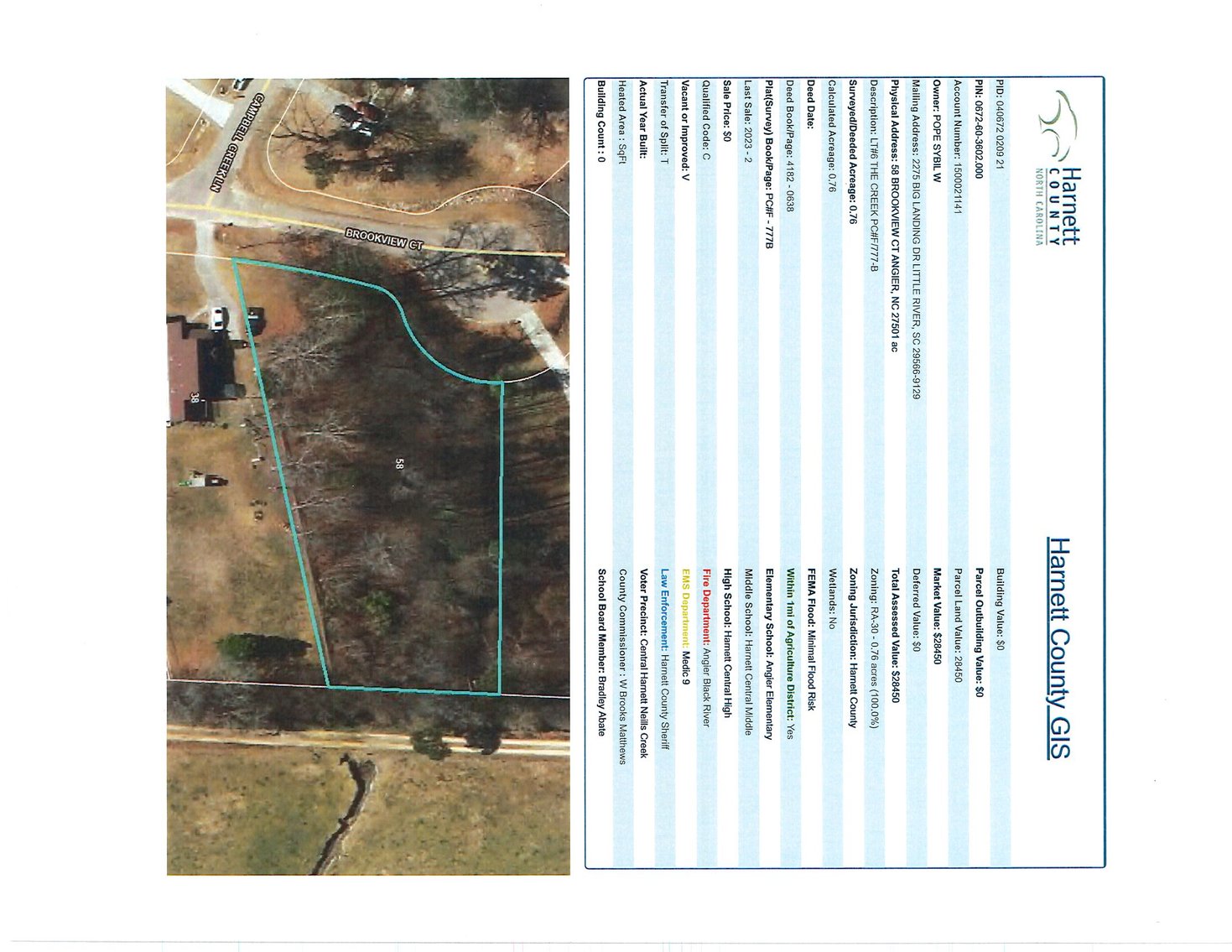 Image for Online/Live/Simulcast Auction of Two Homesites in Harnett County included in the April Multi-Parcel Auction Event!