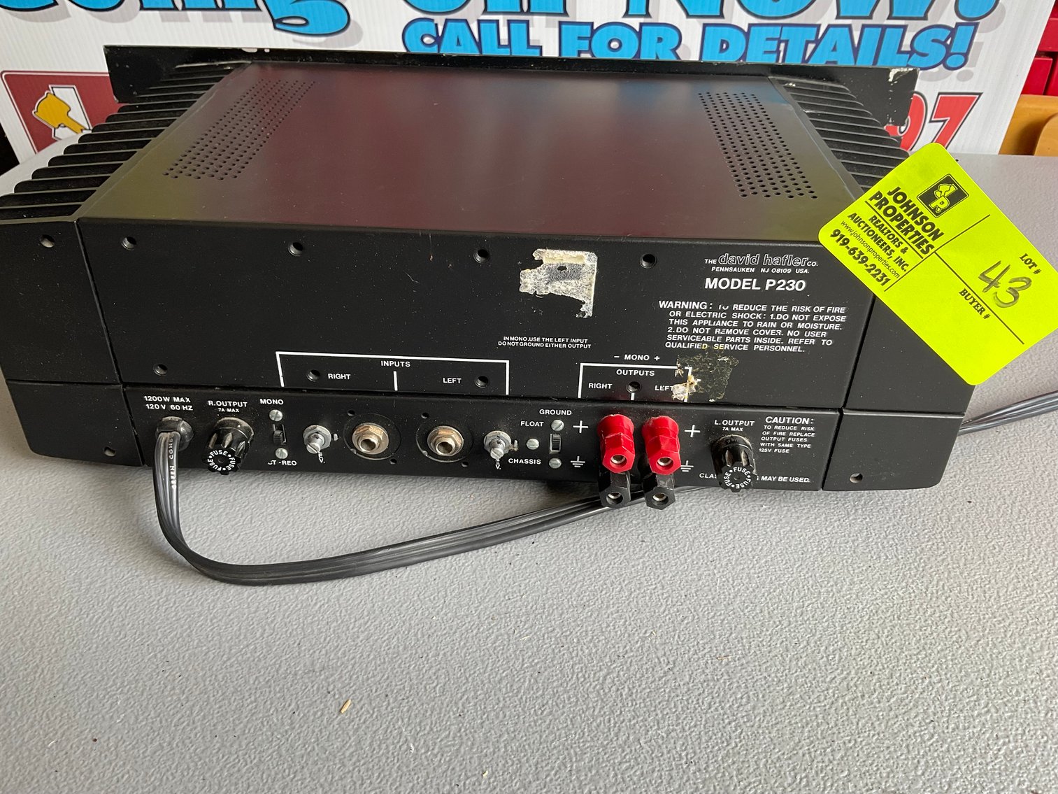 Image for Personal Property Auction out of Raleigh.