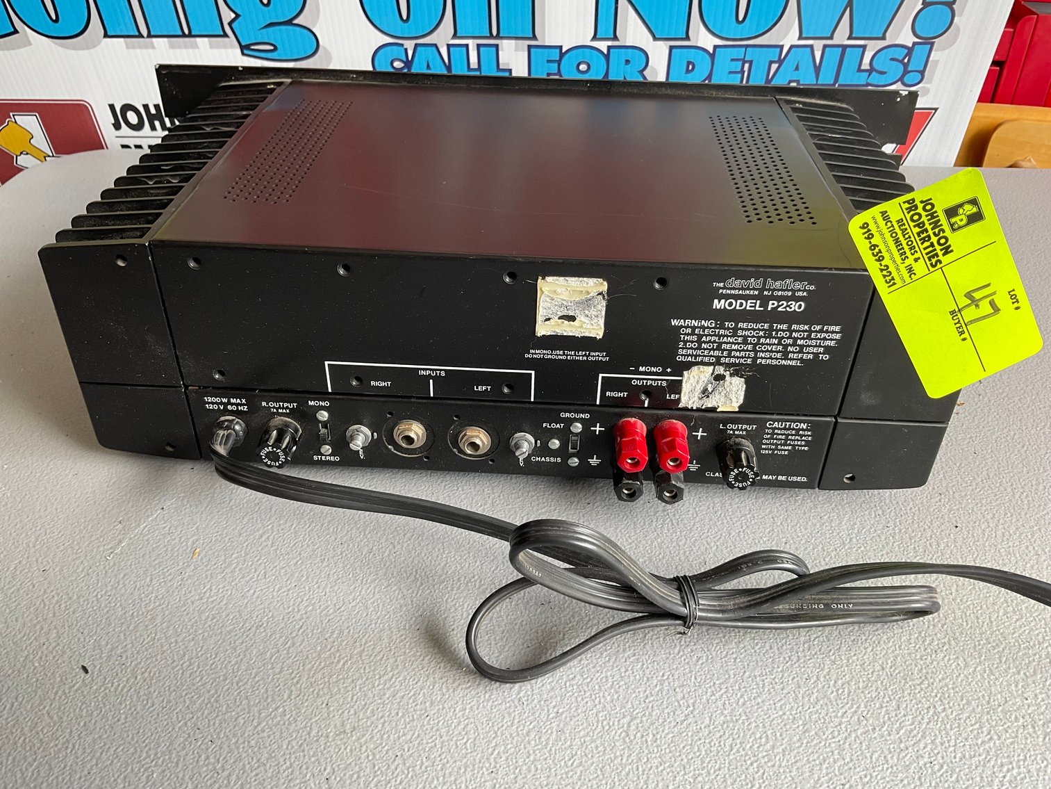 Image for Personal Property Auction out of Raleigh.