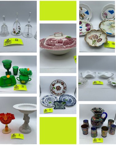 Image for Huge Online Only Collectible, Vintage, Unique Glass and Ceramics Auction!