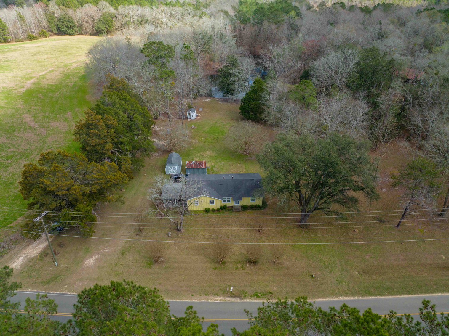 Image for Estate of Paul W. Barwick - 26+/- Acres, 3 Bedroom / 1 Bath Home, Pond and Pasture