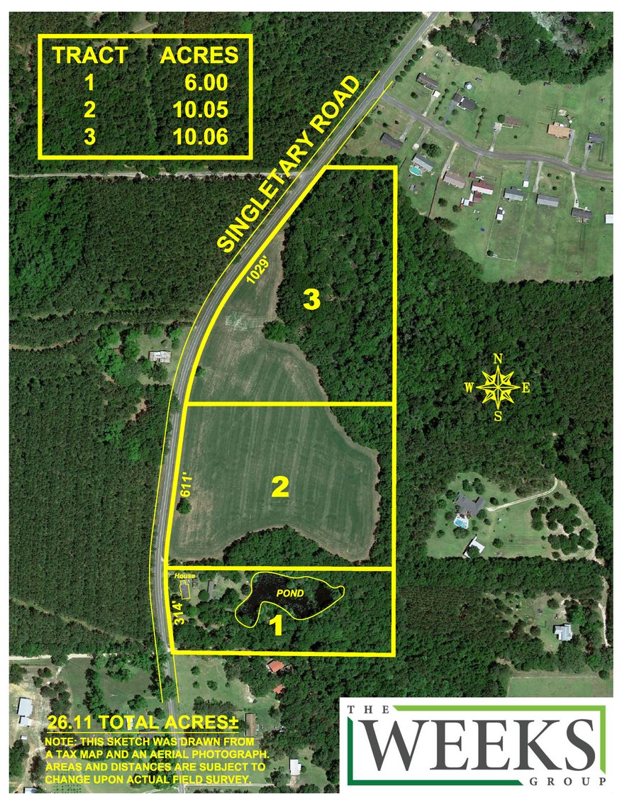 Image for Estate of Paul W. Barwick - 26+/- Acres, 3 Bedroom / 1 Bath Home, Pond and Pasture