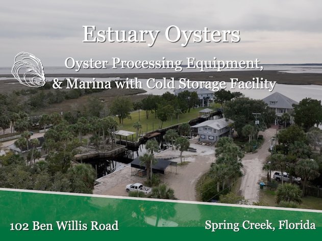 Image for Estuary Oysters - 5 Water Leases, Growing and Processing Equipment, Marina and Cold Storage