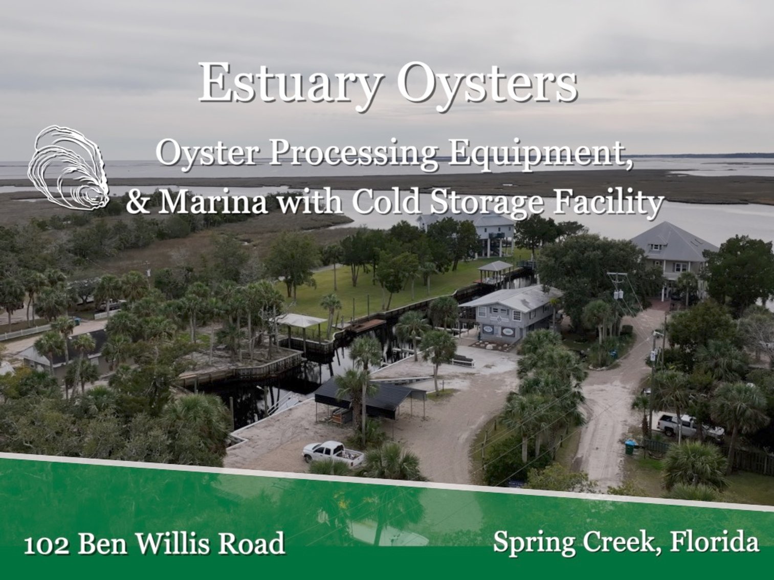 Image for Estuary Oysters - 5 Water Leases, Growing and Processing Equipment, Marina and Cold Storage
