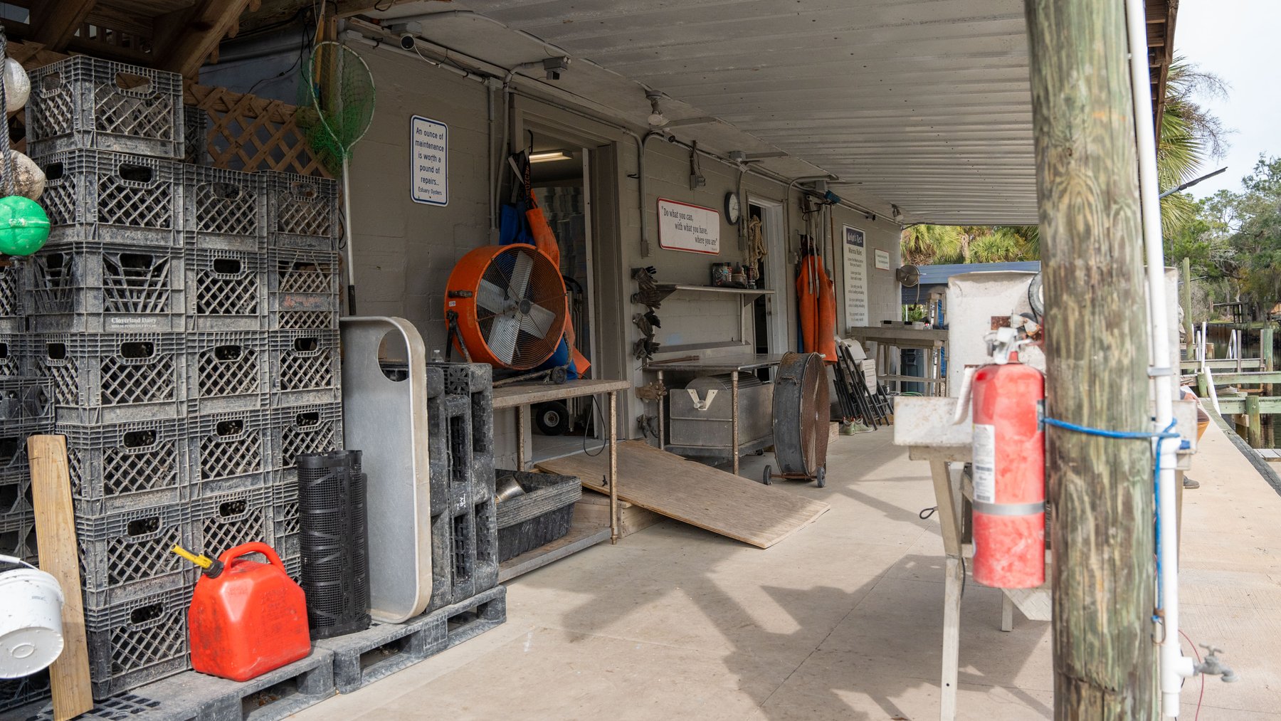 Image for Estuary Oysters - 5 Water Leases, Growing and Processing Equipment, Marina and Cold Storage