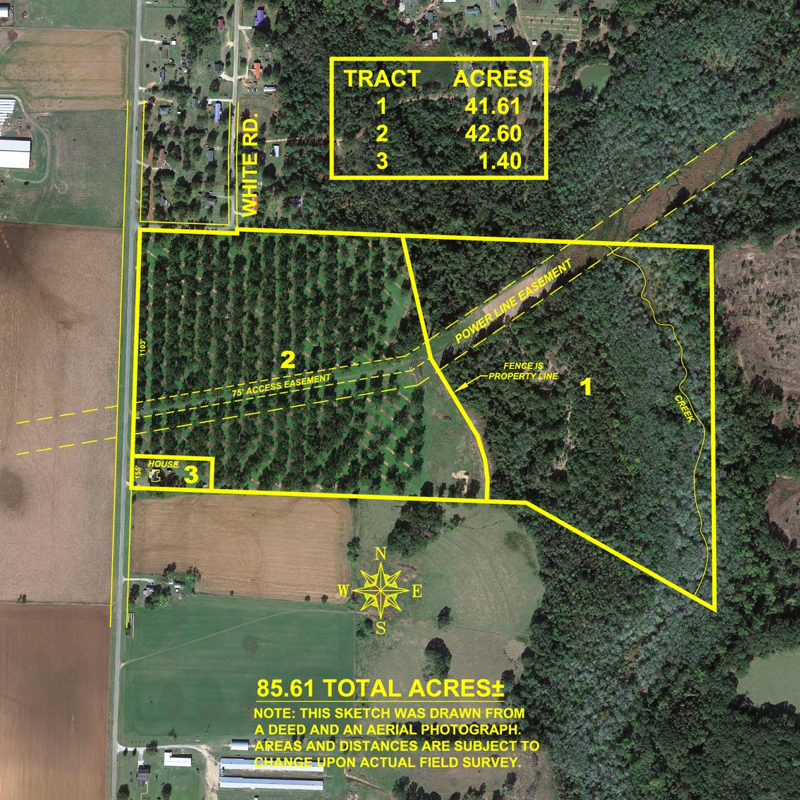 Image for Sidney Lanier Farms - 85+/- Acres - Croxton Road Orchard