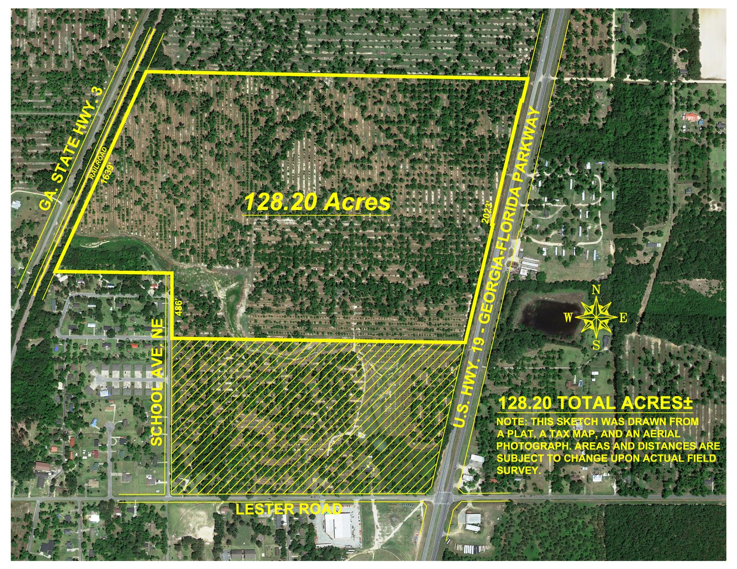 Image for 128+/- Acres - Cecil Tara Pecan Grove w/ Prime Development Potential