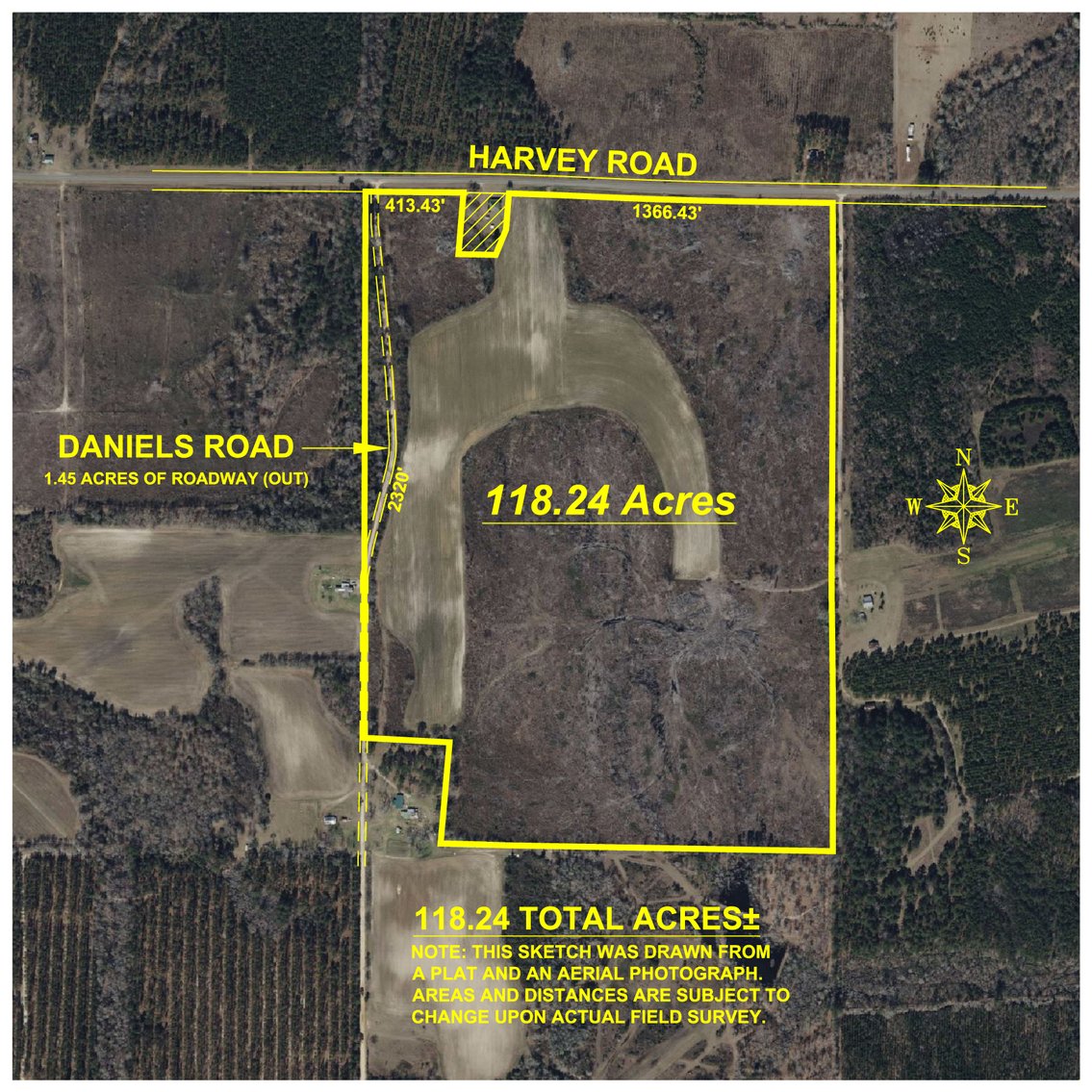 Image for 118+/- Acres - Fowl Hill Farms - Mixed Use Recreational Property w/ Row Crop Farmland