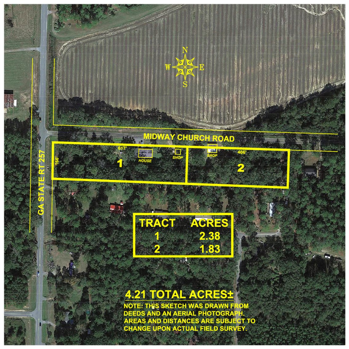 Image for The Estate of James W. Stanford: 4.2+/- Acre Residential Investment Opportunity