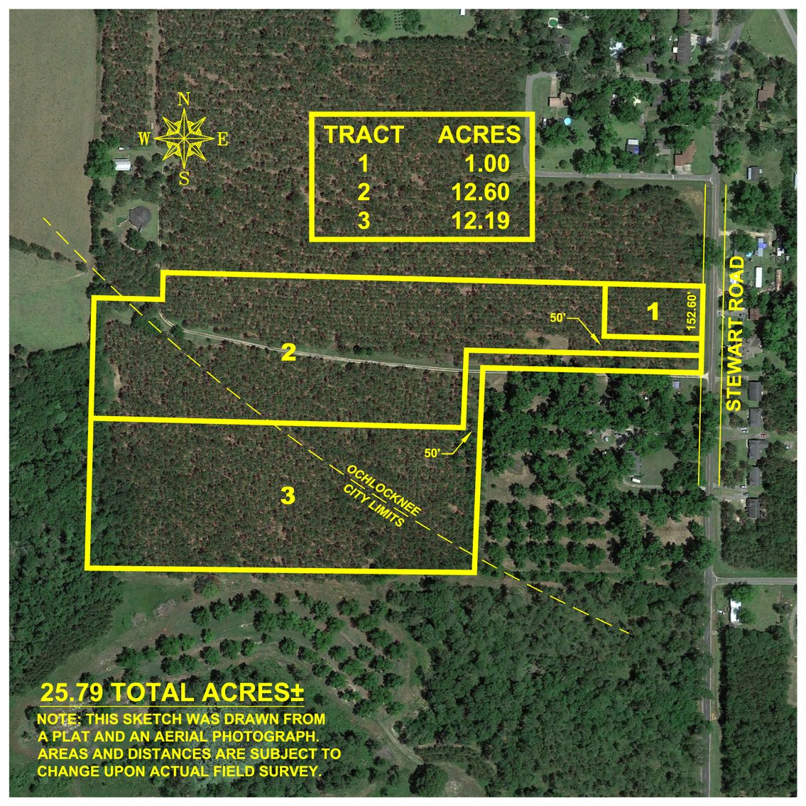 Image for 25.79+/- Acres in Thomas County, Georgia - Residential Development Potential