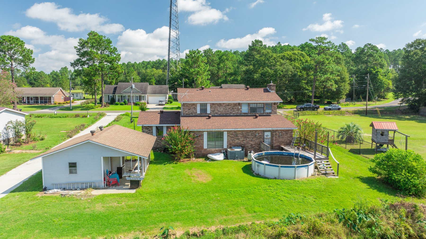 Image for Indian Lake Retreat - Waterfront Colonial Brick Home in Colquitt County, Georgia