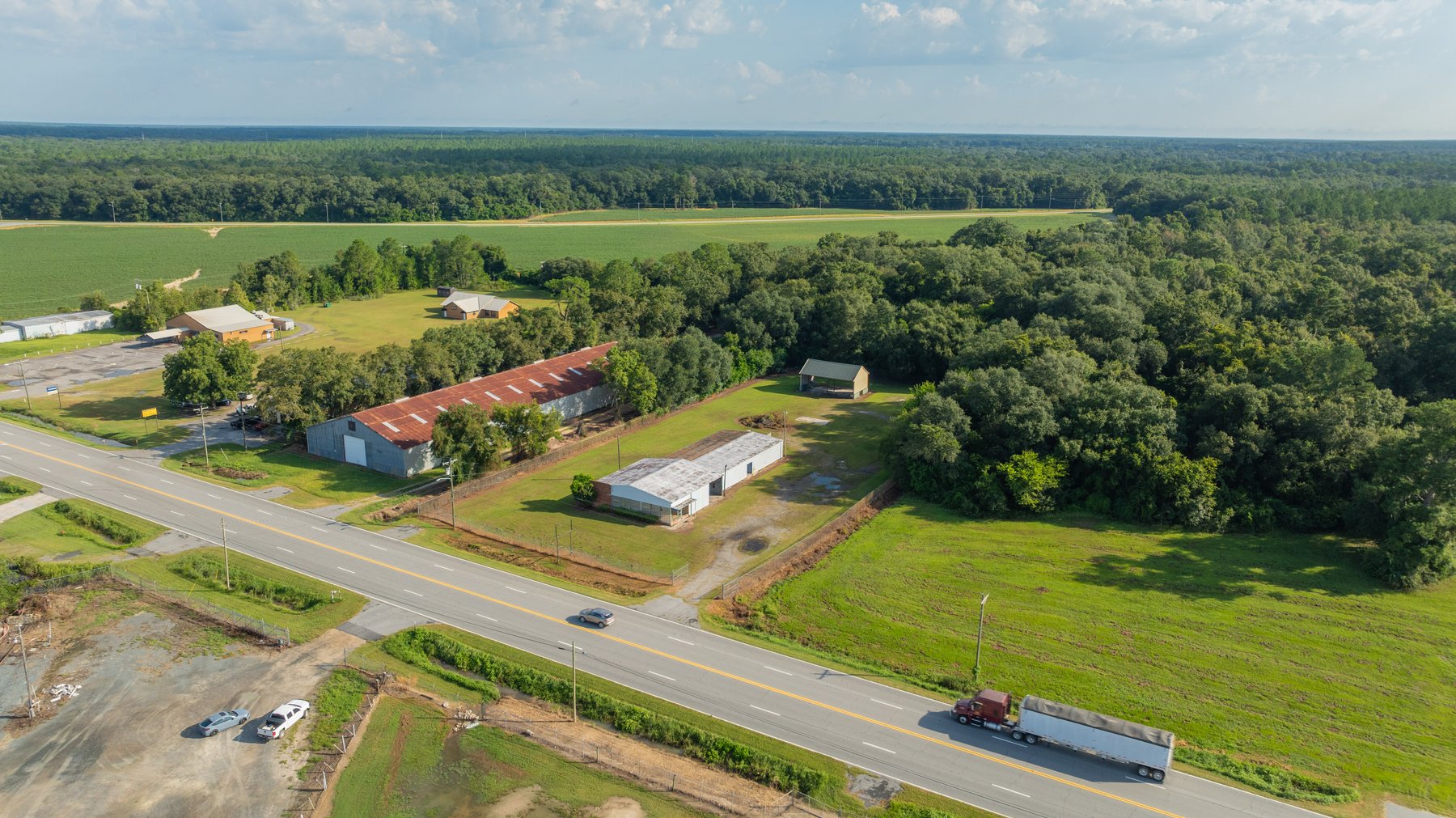 Image for 1.98+/- Acre Commercial Property with Versatile 4,887+/- Sq Ft Shop with Office and 1000+/- Sq Ft Open-Air Barn