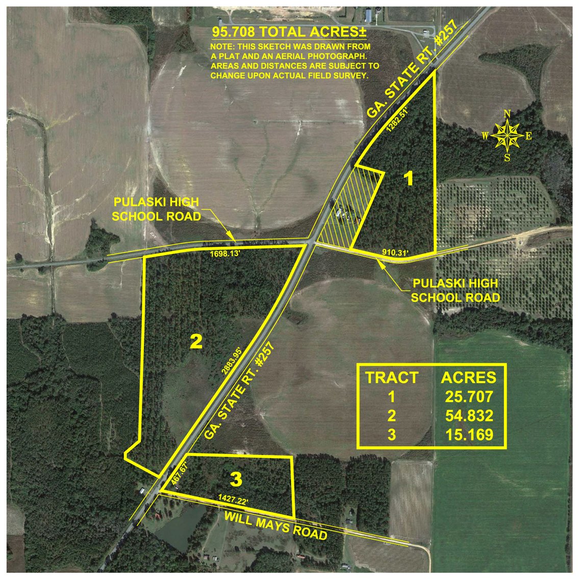Image for 95+/- Acres - Musgrove Estate - Planted Pine Timber Investment - Sportsman's Paradise