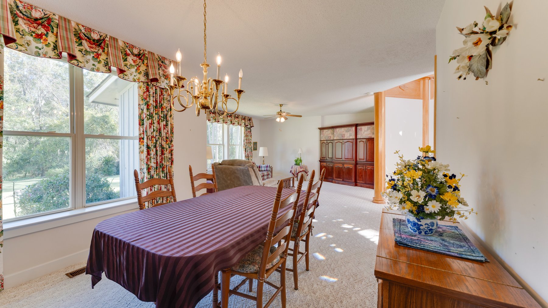 Image for Carolyn A. Peace Living Estate - Beautiful Stone-Faced Wood-Siding Ranch-Style Home