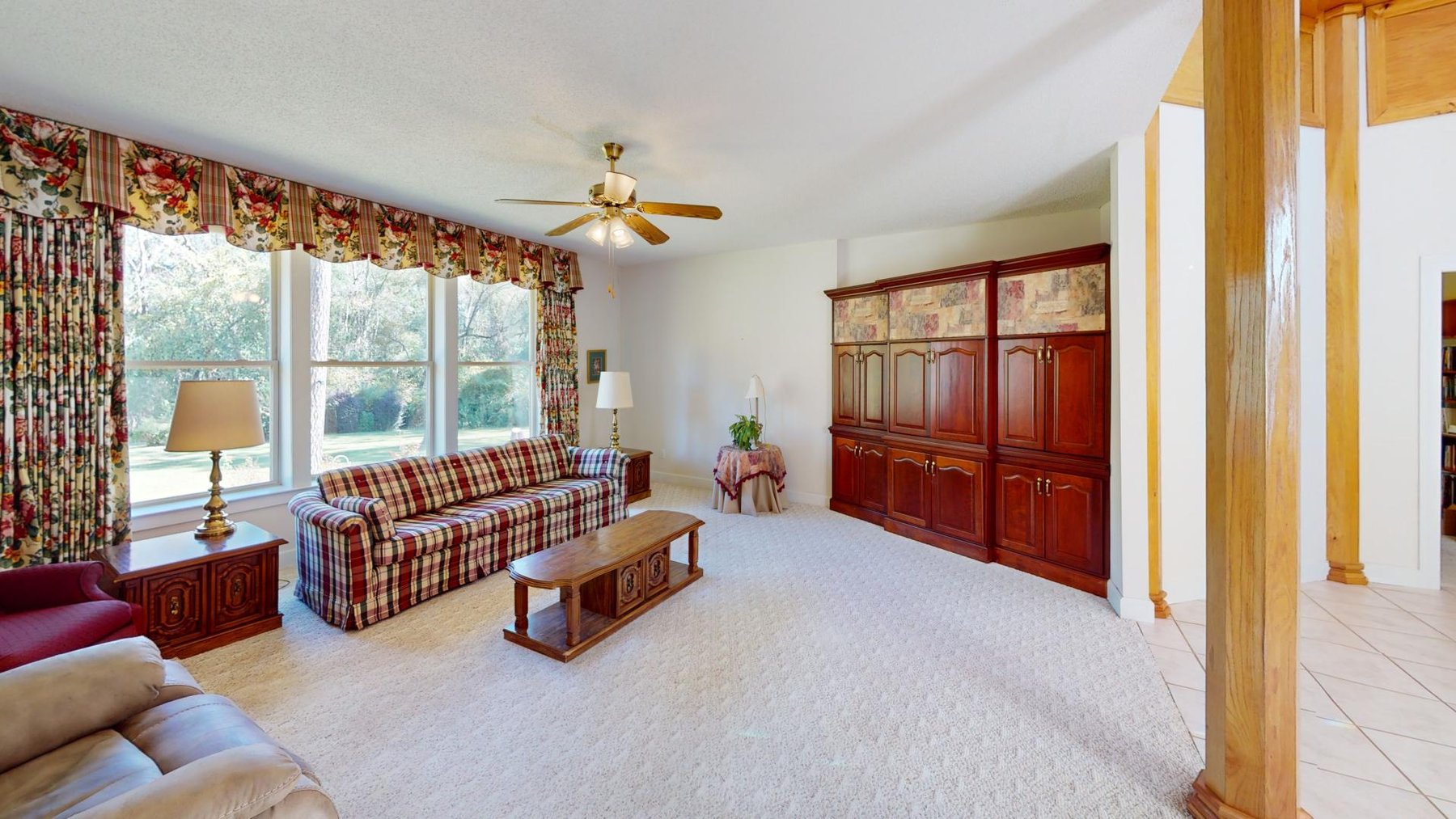 Image for Carolyn A. Peace Living Estate - Beautiful Stone-Faced Wood-Siding Ranch-Style Home