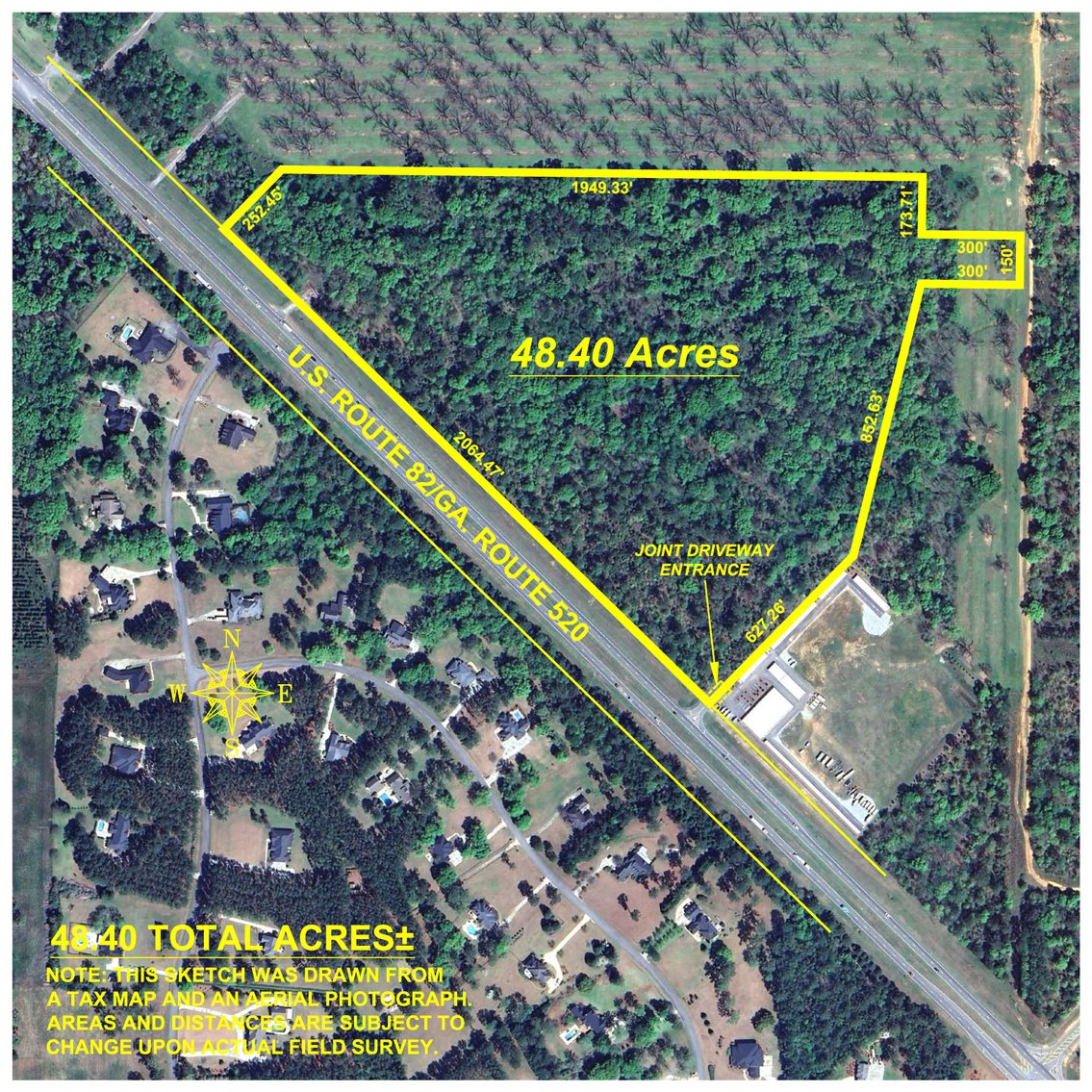 Image for 48.40+/- Acres - Oakland Plantation Commercial Acreage