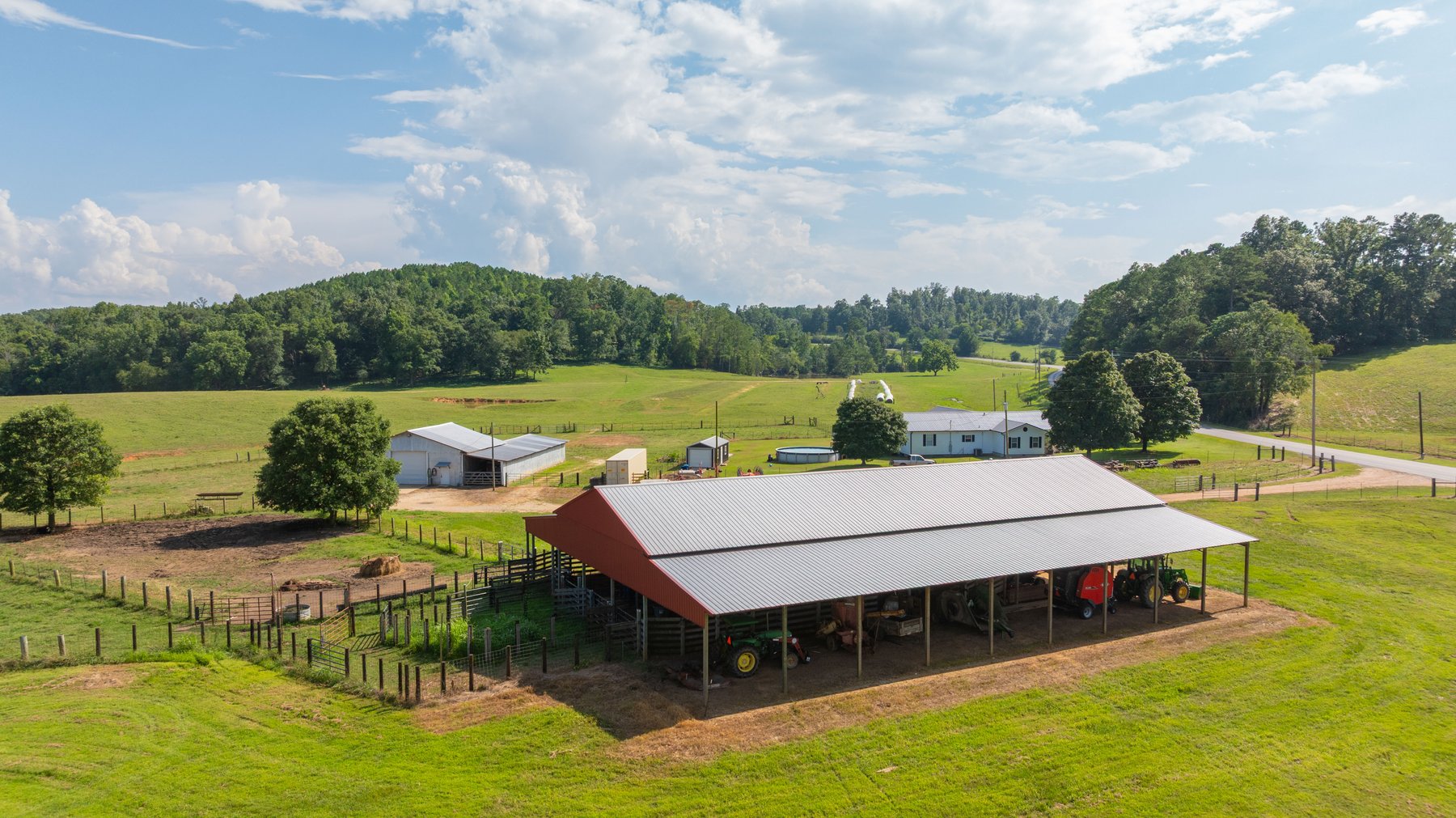 Image for Pleasant Valley Farms – 238+/- Total Acres - Residential Development Opportunity - Beautiful Brick Home & Improvements - Offered Divided & as a Whole