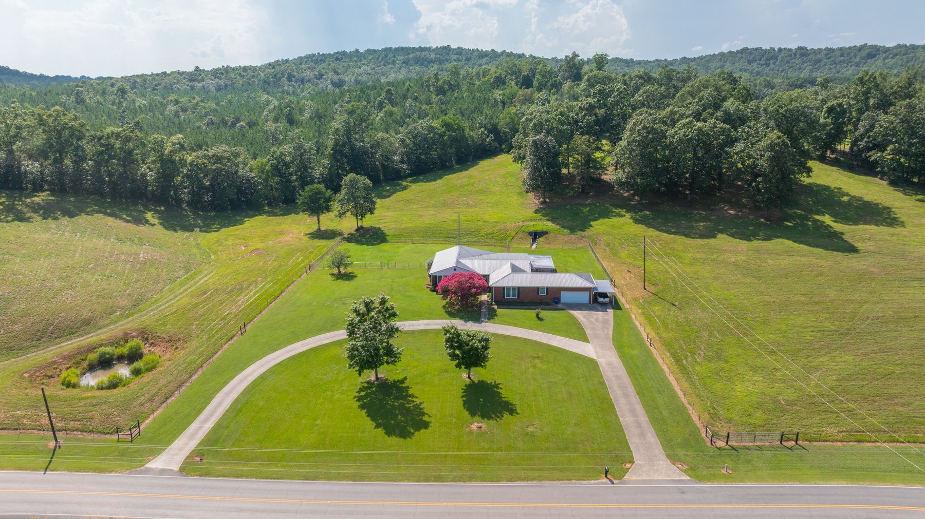 Image for Pleasant Valley Farms – 238+/- Total Acres - Residential Development Opportunity - Beautiful Brick Home & Improvements - Offered Divided & as a Whole