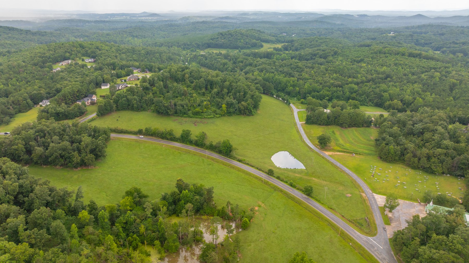 Image for Pleasant Valley Farms – 238+/- Total Acres - Residential Development Opportunity - Beautiful Brick Home & Improvements - Offered Divided & as a Whole