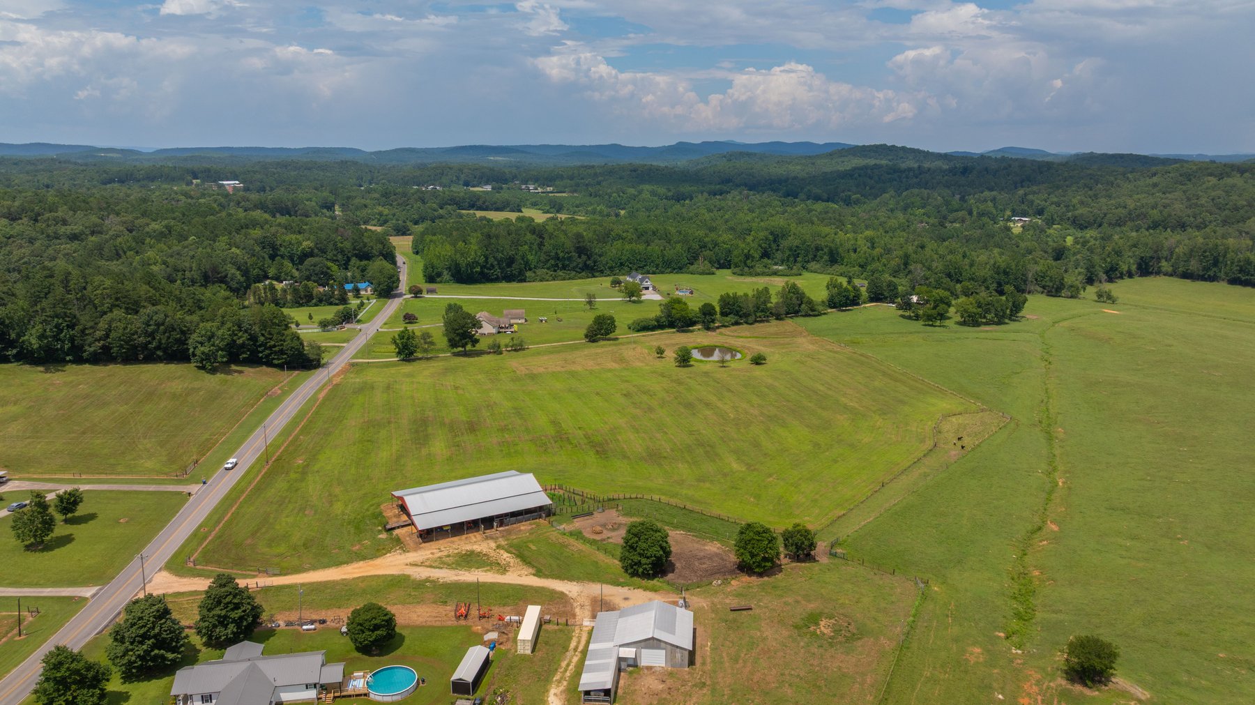 Image for Pleasant Valley Farms – 238+/- Total Acres - Residential Development Opportunity - Beautiful Brick Home & Improvements - Offered Divided & as a Whole
