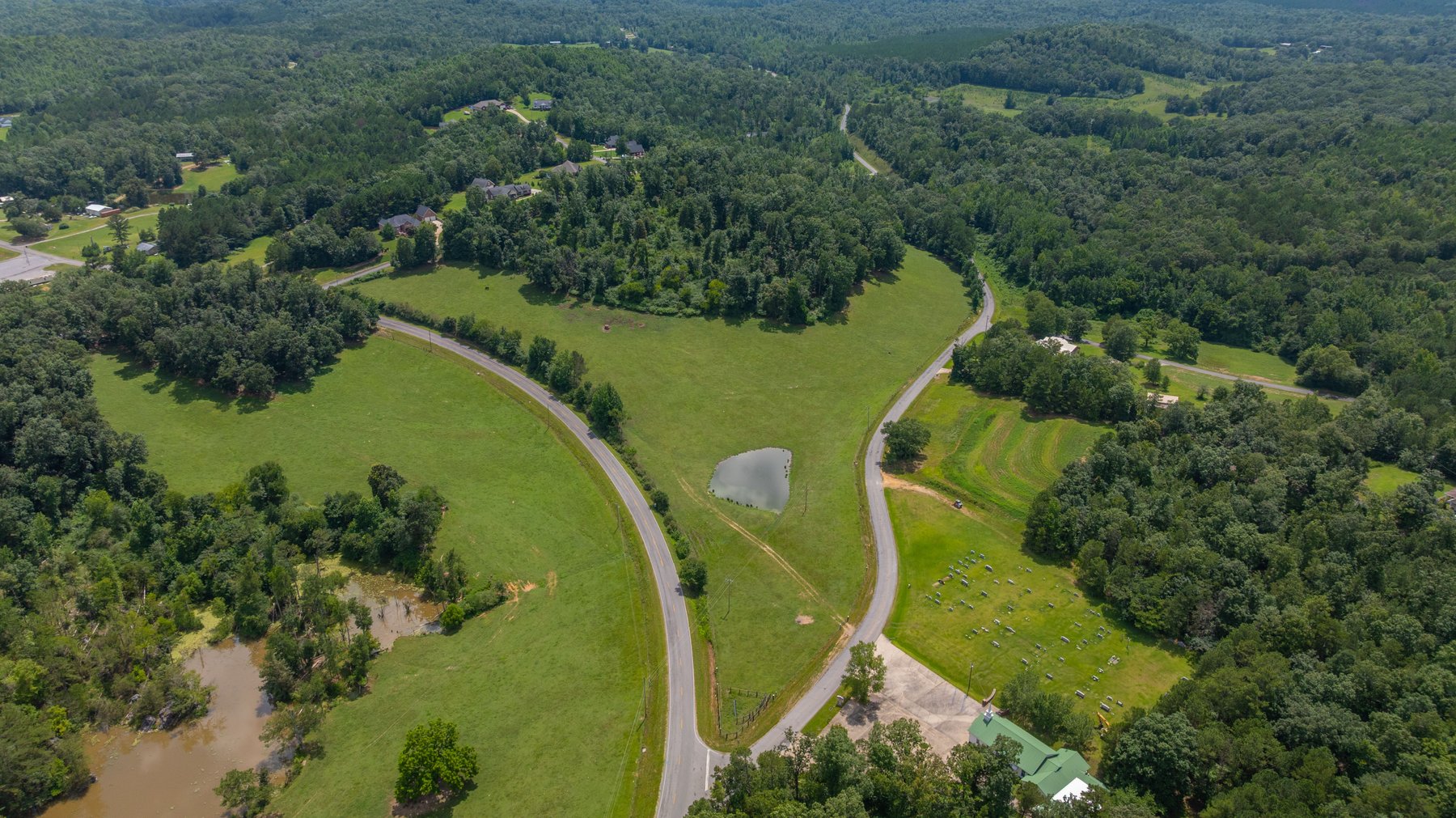 Image for Pleasant Valley Farms – 238+/- Total Acres - Residential Development Opportunity - Beautiful Brick Home & Improvements - Offered Divided & as a Whole