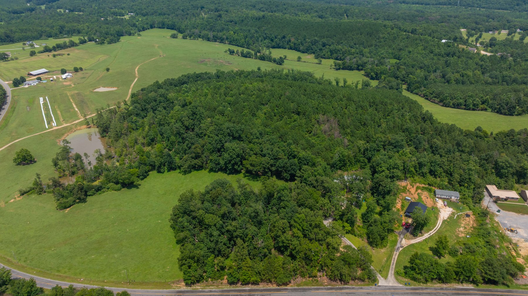 Image for Pleasant Valley Farms – 238+/- Total Acres - Residential Development Opportunity - Beautiful Brick Home & Improvements - Offered Divided & as a Whole