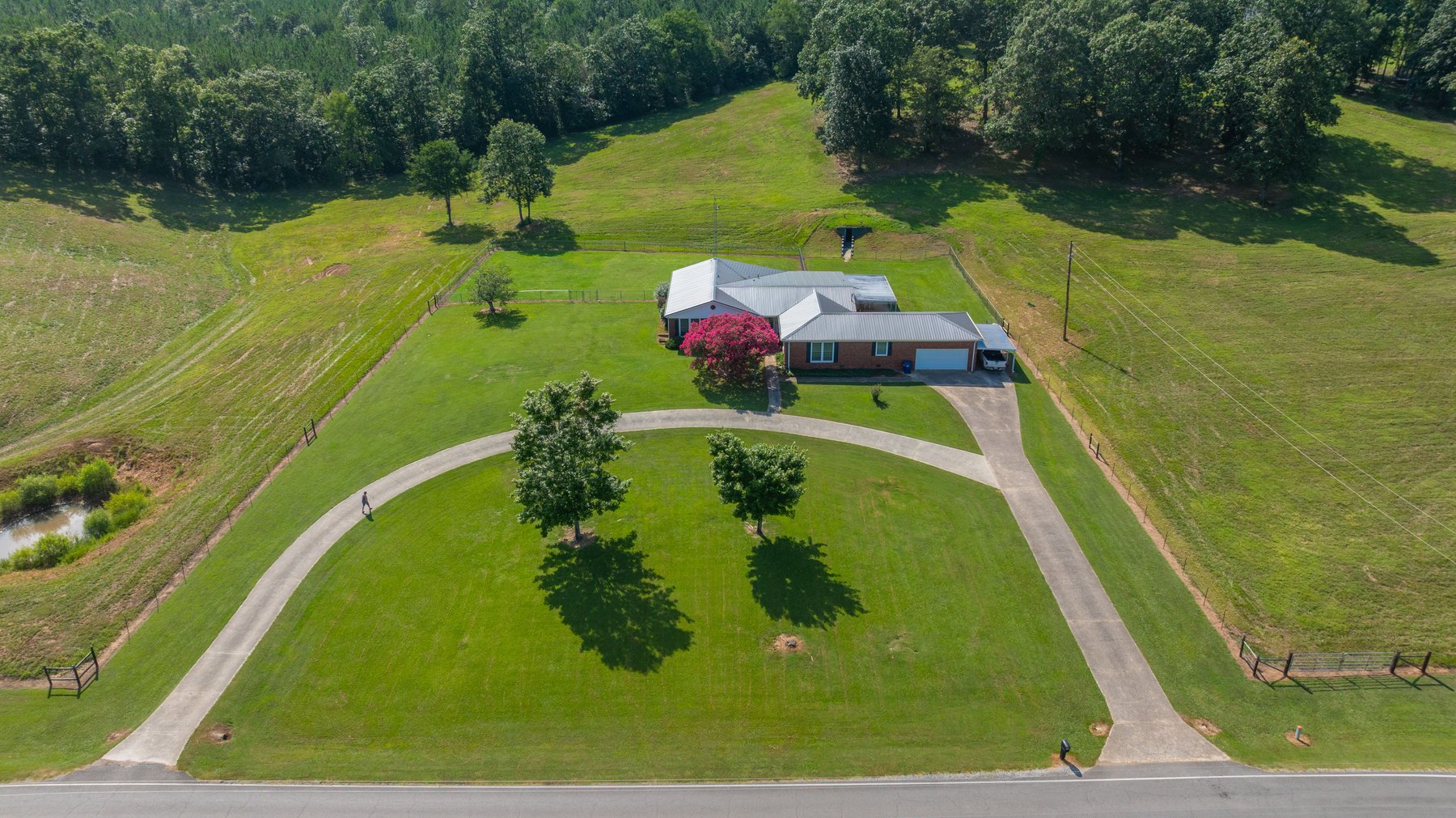Image for Pleasant Valley Farms – 238+/- Total Acres - Residential Development Opportunity - Beautiful Brick Home & Improvements - Offered Divided & as a Whole