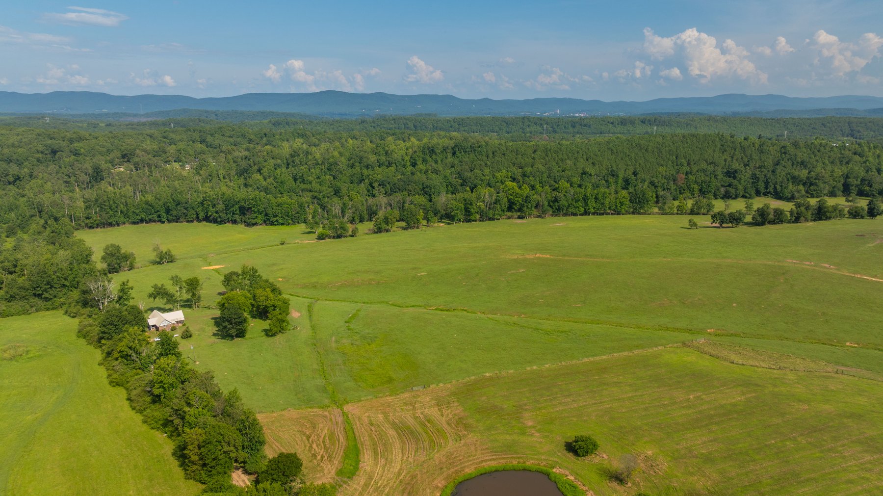 Image for Pleasant Valley Farms – 238+/- Total Acres - Residential Development Opportunity - Beautiful Brick Home & Improvements - Offered Divided & as a Whole