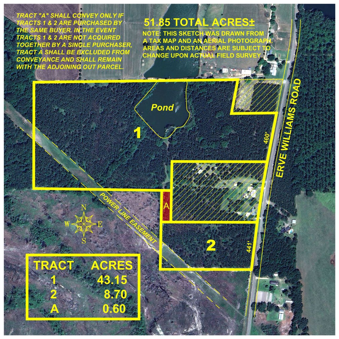 Image for 52± Acres - The Bridge Creek Farm - Stocked Pond, Pines, & Trophy Game - Offered Divided & as a Whole