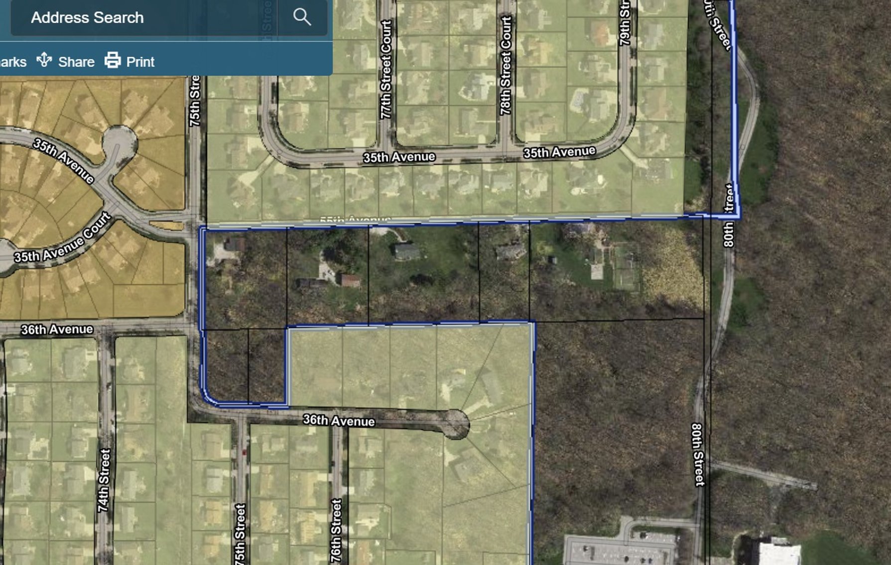 Image for Moline, IL: 2 Residential Lots at 7501 & 7505 36th Ave., Moline, IL 61265 (Rock Island County)