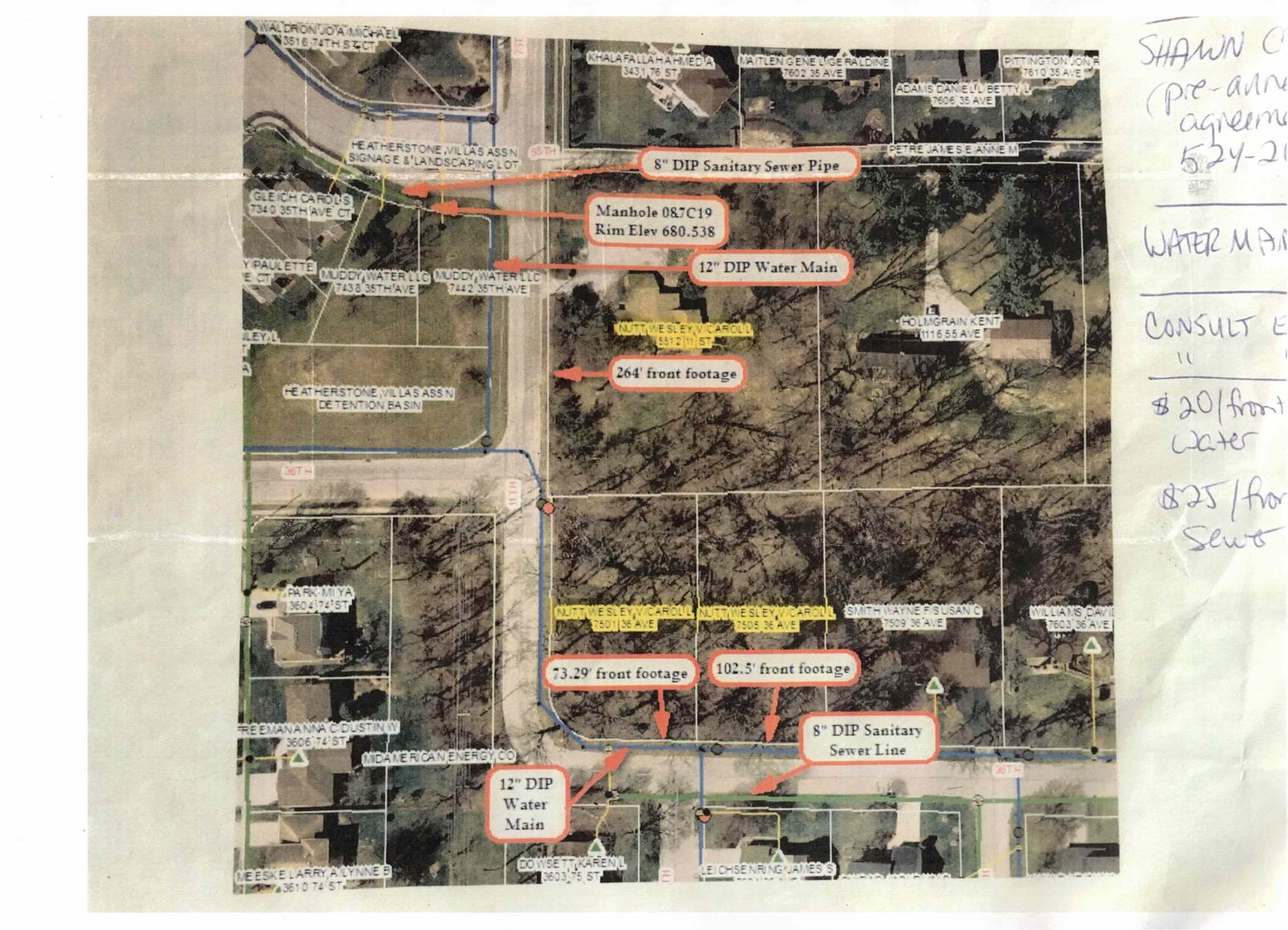 Image for Moline, IL: 2 Residential Lots at 7501 & 7505 36th Ave., Moline, IL 61265 (Rock Island County)