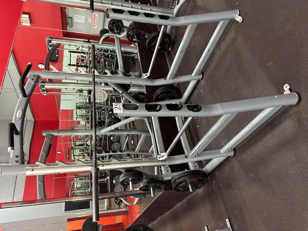 Image for MATRIX G3-FW73 8 Free Weight Squat Rack (Silver) w/ Pull Up Bar, Barbell and 270 lbs of Plates