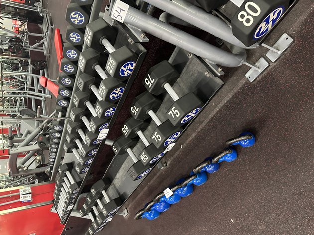 Image for MATRIX MG-A696-03 2-Tier Flat Tray Dumbbell Storage Rack (RACK ONLY) 