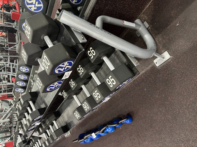 Image for MATRIX MG-A696-03 2-Tier Flat Tray Dumbbell Storage Rack (RACK ONLY) 