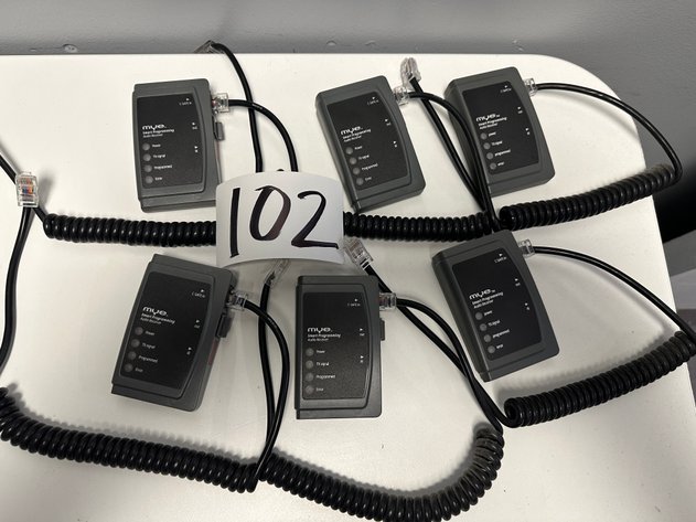 Image for (6) MC3R-98 MYE Club TV Systems 900mhz/800mhz Smart Programming Audio Receiver w/ CSafe Cables