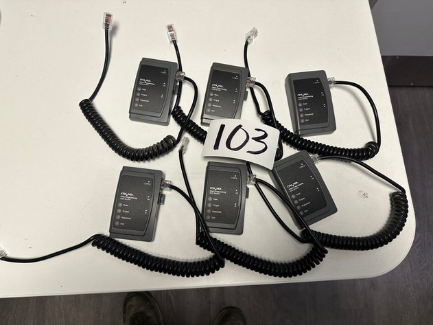 Image for (6) MC3R-98 MYE Club TV Systems 900mhz/800mhz Smart Programming Audio Receiver w/ CSafe Cables