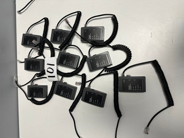 Image for (9) MC3R-98 MYE Club TV Systems 900mhz/800mhz Smart Programming Audio Receiver w/ CSafe Cables