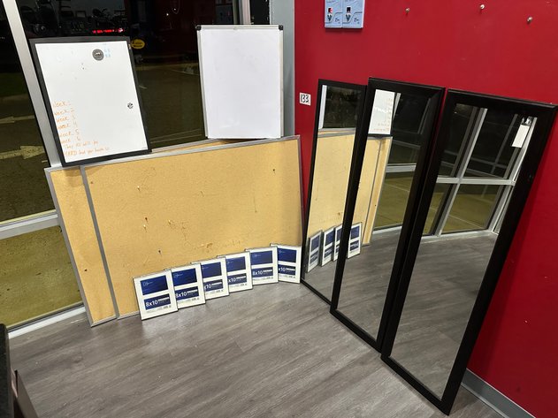 Image for Assorted Mirrors, Frames, Cork and Dry Erase Boards