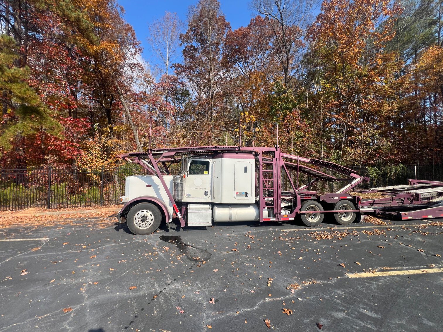 Image for Decatur (Atlanta), GA: 2012 Peterbilt 388 Car Hauler & Cottrell CX-09 Trailer