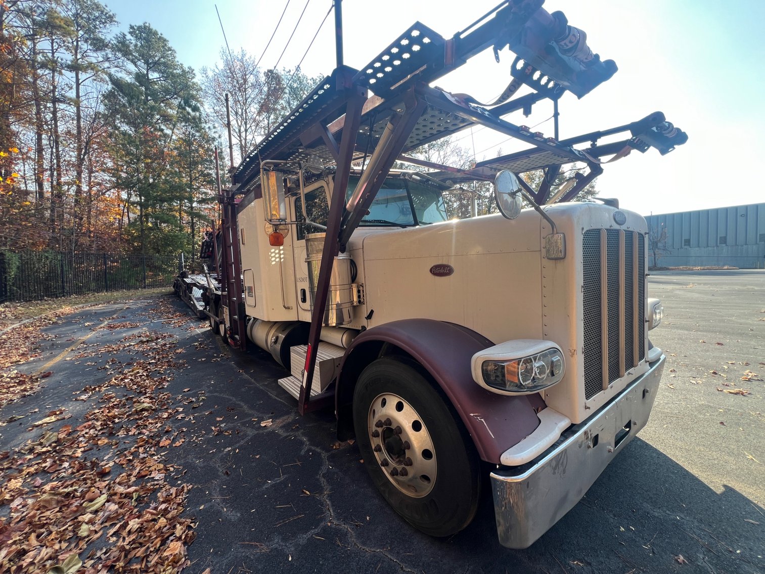 Image for Decatur (Atlanta), GA: 2012 Peterbilt 388 Car Hauler & Cottrell CX-09 Trailer