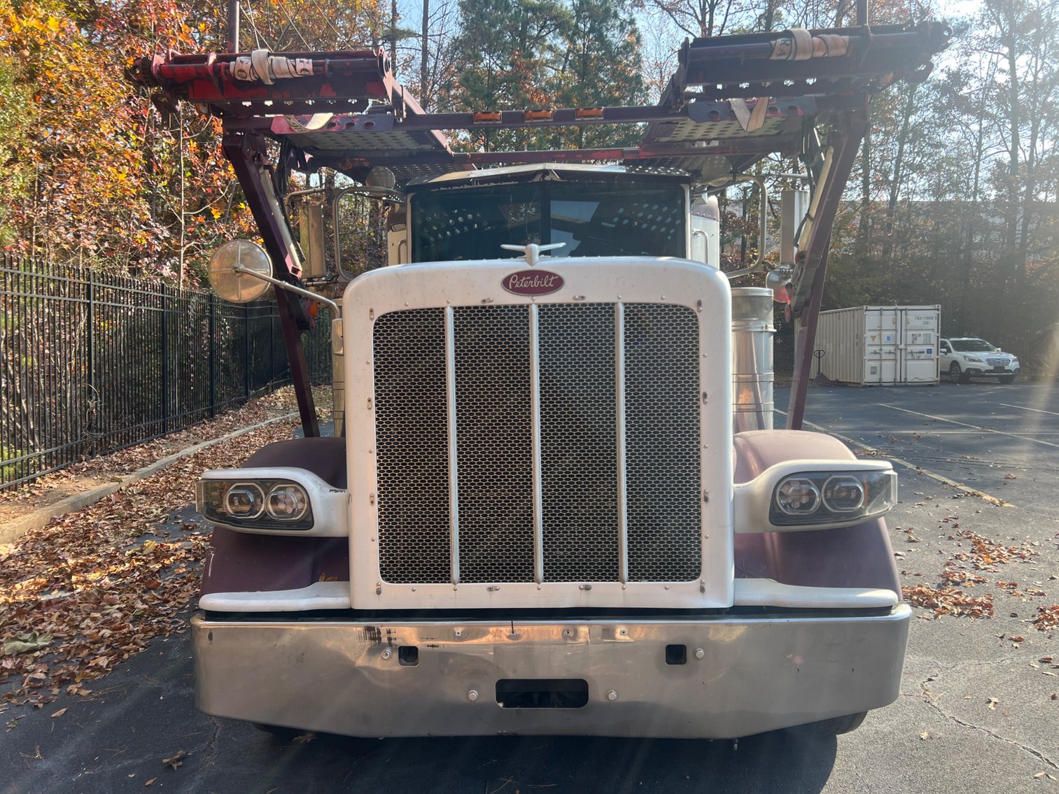 Image for Decatur (Atlanta), GA: 2012 Peterbilt 388 Car Hauler & Cottrell CX-09 Trailer