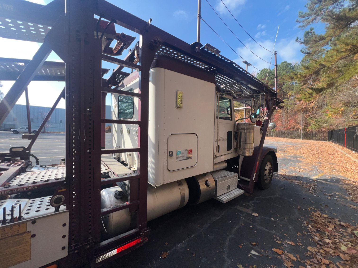 Image for Decatur (Atlanta), GA: 2012 Peterbilt 388 Car Hauler & Cottrell CX-09 Trailer