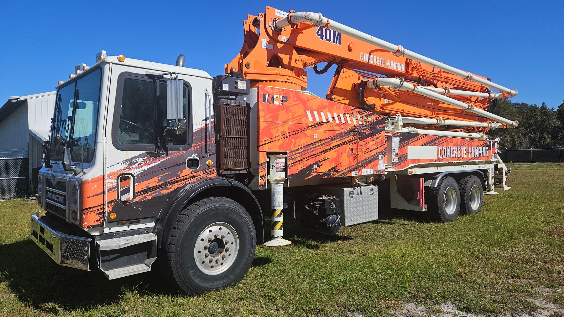 Image for FL: 2023 Mack TE64 w/ KCP Concrete Pump Truck & Mast